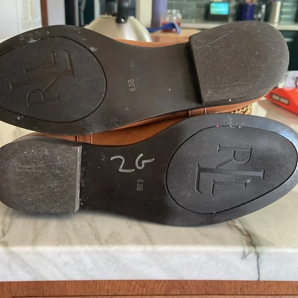 Lauren Ralph Lauren Jacqui Chain Leather Riding Boot. - Picture 9 of 14